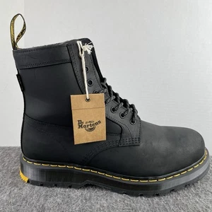 Dr. Martens 1460 Trinity wasserdichte Wintergrip Stiefel schwarz Herren Größe 11 neu mit Etikett - Bild 1 von 7