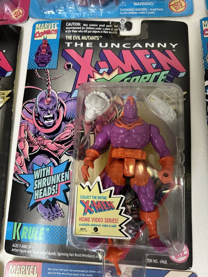 Figura de acción X-Men Toy Biz Krule The Uncanny X-Men Evil Mutants nueva en caja Foto 1 de 1