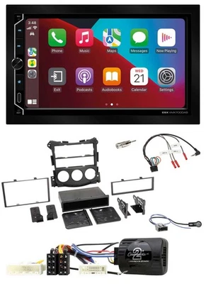 ESX 2DIN DAB USB Lenkrad Bluetooth Autoradio für Nissan 370Z 09-13 Roadster Blue - Bild 1 von 4