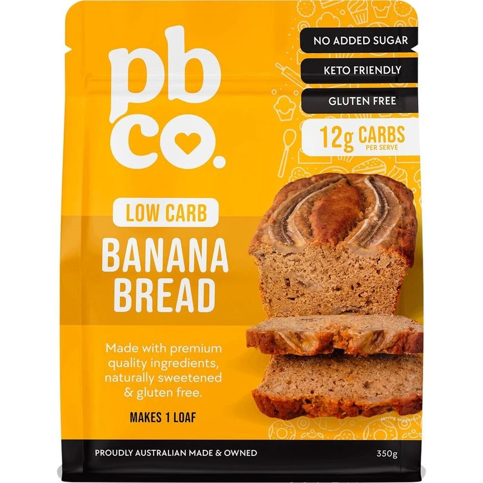 PBco Banana Bread Mix Low Carb - 350g - Image 1 of 1