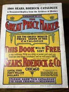 Reprint of 1908 Edition Sears Roebuck Catalog Paperback Book Vintage 1184 Pages - Bild 1 von 8