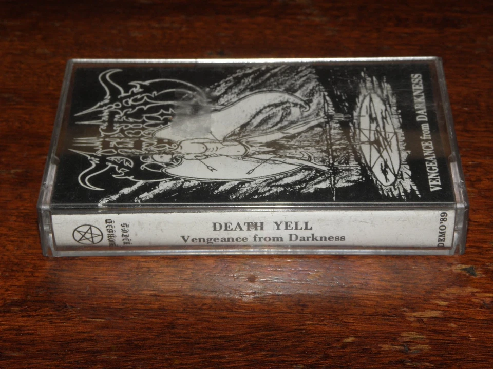 DEATH YELL - VENGEANCE FROM DARKNESS (CASSETTE DEMO 1989) ULTRA RARE! / CRE - Image 1 of 4
