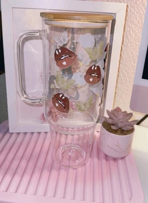 Brown Kisses Betty 40 Oz Glass Tumbler - Image 1 of 3