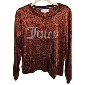 Juicy Couture Pajama Set Juicy Couture Velour Pajama Set 2-Piece Set S Brown  - Picture 1 of 15
