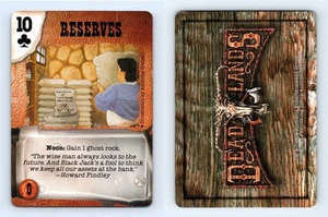 Reserves - Deadlands Doomtown EP5 Pinnacle 1998 CCG Card - Picture 1 of 1