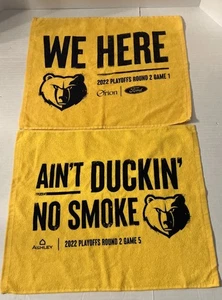Memphis Grizzlies 2022 Playoffs Runde 2 Spiel 1 & 5 Handtuch - Bild 1 von 10
