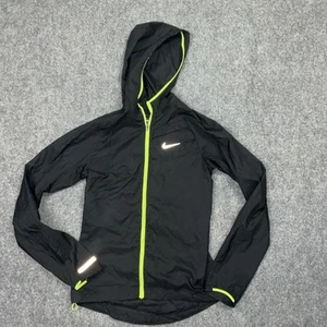 Nike jacket Womens XS Black 3M Impossible Light Running Bike Reflective - Picture 1 of 8