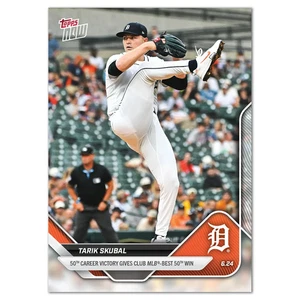 Tarik Skubal Detroit Tigers 2025 MLB Topps NOW Card #344 - Picture 1 of 2