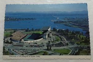 Aerial View University Of Washington At Game Time. Postcard (Q2) - Picture 1 of 2