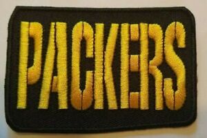 Green Bay Packers Embroidered PATCH~@ 3" x 2"~Iron Sew On~NFL~FREE US Mail