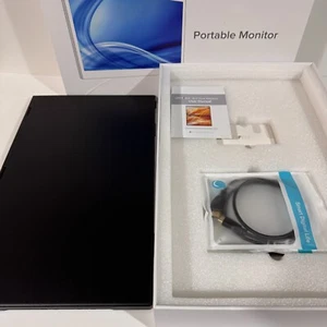 Delta 18.5” 100Hz Dual Portable Monitor - 1080P HDR, Folding, No Driver Needed - Picture 1 of 22