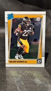 2021 Donruss Optic Najee Harris Rated Rookie Base Rookie Card Steelers #213 - Picture 1 of 2
