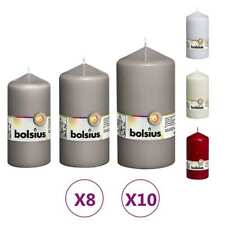 Bolsius Stumpenkerze Blockkerzen Kerzen Kerze Dekokerzen mehrere Auswahl vidaXL