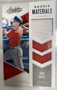 Camiseta deportiva Absolute Rookie Materials 2020 reliquia de Josh Rojas - Imagen 1 de 2