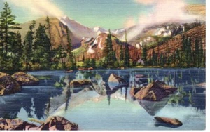 Postal de colección Colorado Bear Lake and Glacier Gorge Rocky Mountain Nat Park - Imagen 1 de 2