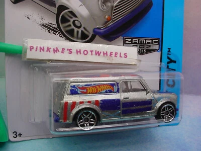2015 Hot Wheels '67 AUSTIN MINI VAN #27∞zamac;blue;Union Jack∞Art Cars∞Factory - Image 1 of 4