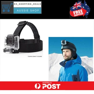 New GoPro Head Strap Mount Elastic Adjustable Head Harness GoPro Accessories - Picture 1 of 1