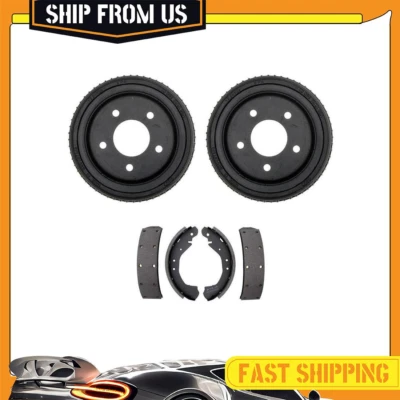 Kit de tambores de freno traseros y zapatas de freno para Chevrolet C1500 1988-1991 Foto 1 de 4