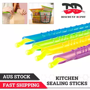 Bag Sealing Stick Clip Zip Storage Safe Reusable Easy Sealer Kitchen Food Store - Picture 1 of 9