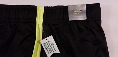 Nuevo con etiquetas Pantalones Cortos de Entrenamiento Tek Gear Para Hombre Negro Eléctrico Amarillo 10" Entrepierna 4XB  Foto 1 de 4