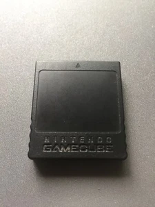 Gamecube Original Memory Card Black DOL-014 - Picture 1 of 2