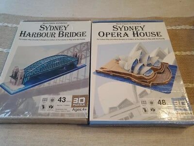 World Class ARCHITECTURE Sydney Harbour Bridge and Opera House 3Dpuzzle - Image 1 of 4