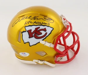 Signed Will Shields Kansas City Chiefs Flash Alternate Speed Mini Helmet w/ COA - Picture 1 of 6