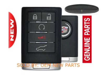 2008-2013 Cadillac SRX / CTS Wagon keyless entry remote key fob OUC6000066 mm#1 Foto 1 de 4
