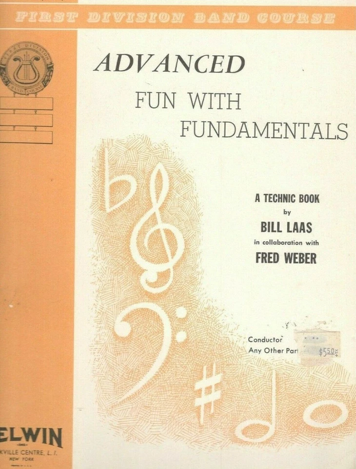 FIRST DIVISION BAND COURSE ADVANCED FUN WITH FUNDAMENTALS MUSIC BOOK FOR BASSOON - Image 1 of 1