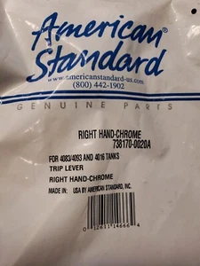 738170-0020A - American Standard -Trip Lever Right Hand - Chrome - Picture 1 of 3