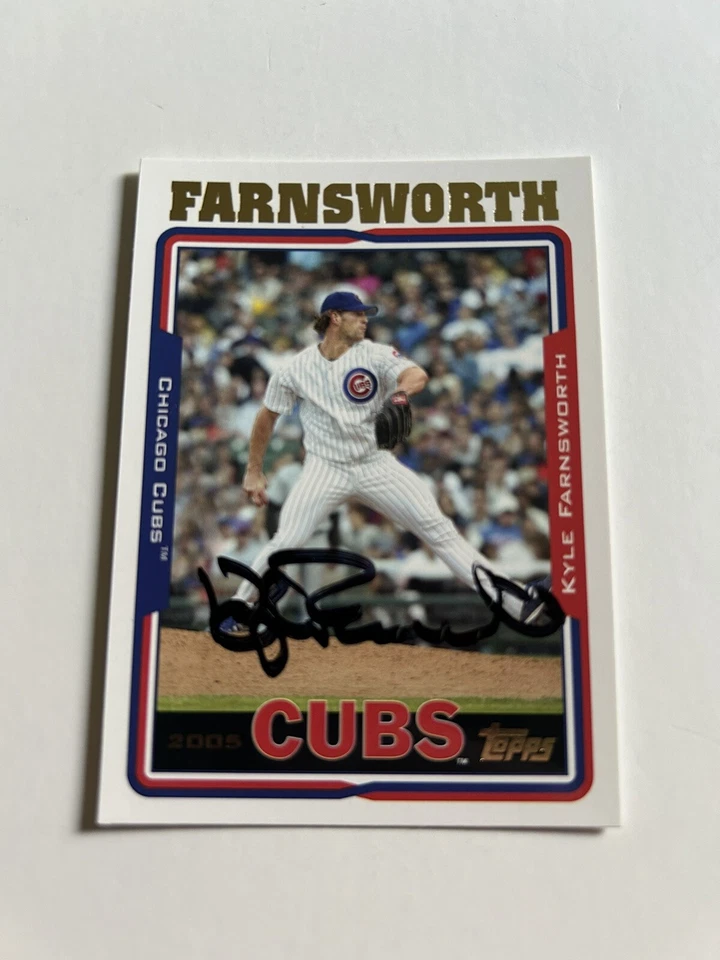 Kyle Farnsworth Signed 2005 Topps Chicago Cubs Card # 132 - Image 1 of 1