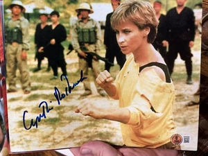 Beckett certified signed 8x10 photo BAS Cynthia Rothrock Martial Arts Star - Picture 1 of 1