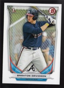 2014 Bowman Draft #DP28 Braxton Davidson - NM-MT