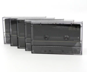 Lot of 5 Used SONY Type IV Metal-XR  46  Audio Cassettes （used tape） - Picture 1 of 9