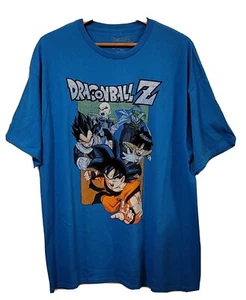 Dragon Ball Z Men's Graphic T Shirt Toei Animation Short Sleeve Color Blue 2XL . - Picture 1 of 6