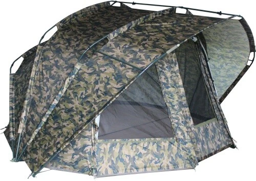 Bivvy MK Fort Knox 2.0 Pro Dome Camo 3,5 Mann Angelzelt - Bild 1 von 1