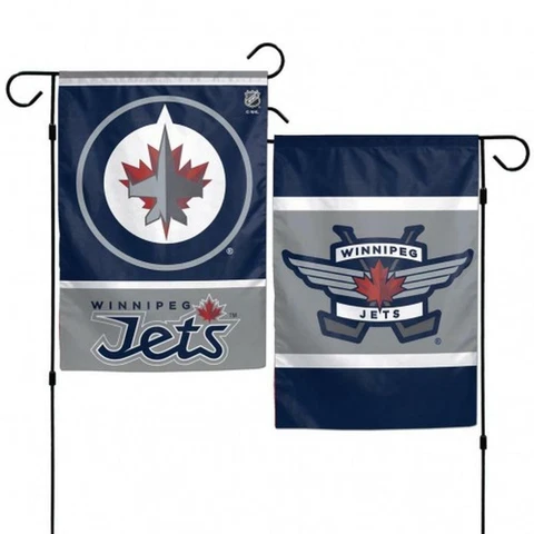 Winnipeg Jets 2 Sided Garden Flag 12.5" x 18" [NEW] NHL Fan Yard Outdoor Cover
