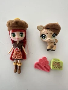 Hasbro Blythe Loves Littlest Petshop Autumn Glam Red Hair Green Eyes Deer Corn - Picture 1 of 14
