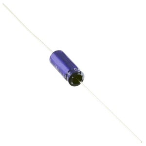 10uF 350V Axial Electrolytic Capacitor, Polarized, 85C, Tolerance ±20%, - Picture 1 of 1