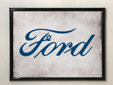 Ford Motor Company Vintage Repro Garage Shop Sign Man Cave Metal Poster Print