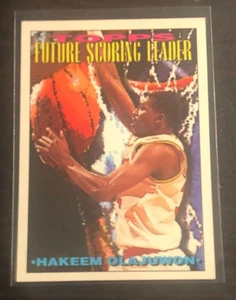 1993-94 Topps HAKEEM OLAJUWON Future Scoring Leader #385 Rockets - Picture 1 of 2