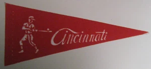 Alter Vintage 70er Jahre "Cincinnati" Baseball Wimpel *H623 - Bild 1 von 2