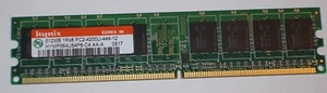 Hynix HYMP564U64P8-C4 512Mb PC2-4200 DDR2-533MHz CL4 non-ECC DIMM Memory RAM - Picture 1 of 2