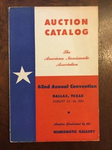 1953 American Numismatic Association convention auction catalog - ANA Dallas - Picture 1 of 5