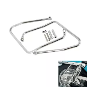 Chrome Saddlebag Support Brackets Fits For Harley Sportster XL883 1200 2004-2016 - Bild 1 von 8