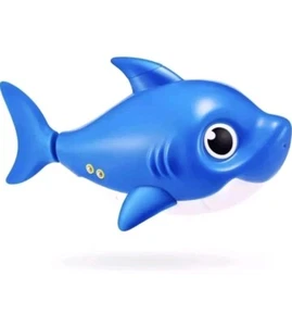 Baby Hai neue Silikonflossen Version singend und schwimmend Papa Hai blau - Bild 1 von 1