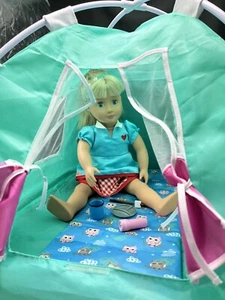 Our Generation w/18 Inch Doll HAPPY CAMPER SET Tent ‼️w/ Accessories and Doll‼️ - Picture 1 of 18