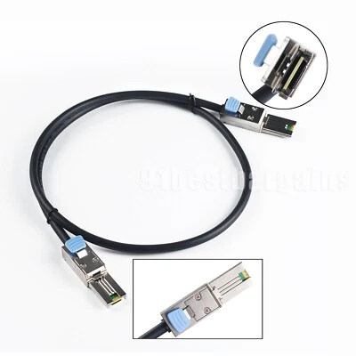 External Multila Mini SAS SFF-8088 to 8088 6Gp/s Cable Mini SAS 26P TO 26P 1M - Image 1 of 4