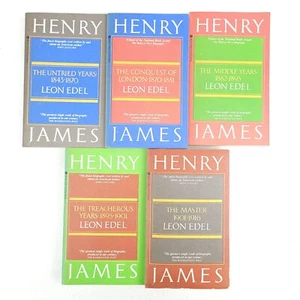 Henry James Biography, Leon Edel; 5 Paperback Box Set Discus Avon 1978 1st Thus - Picture 1 of 12