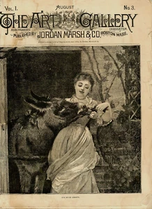 1884 The Art Gallery And Fashion Indicator August Jordan Marsh & Co Boston MA - Bild 1 von 15